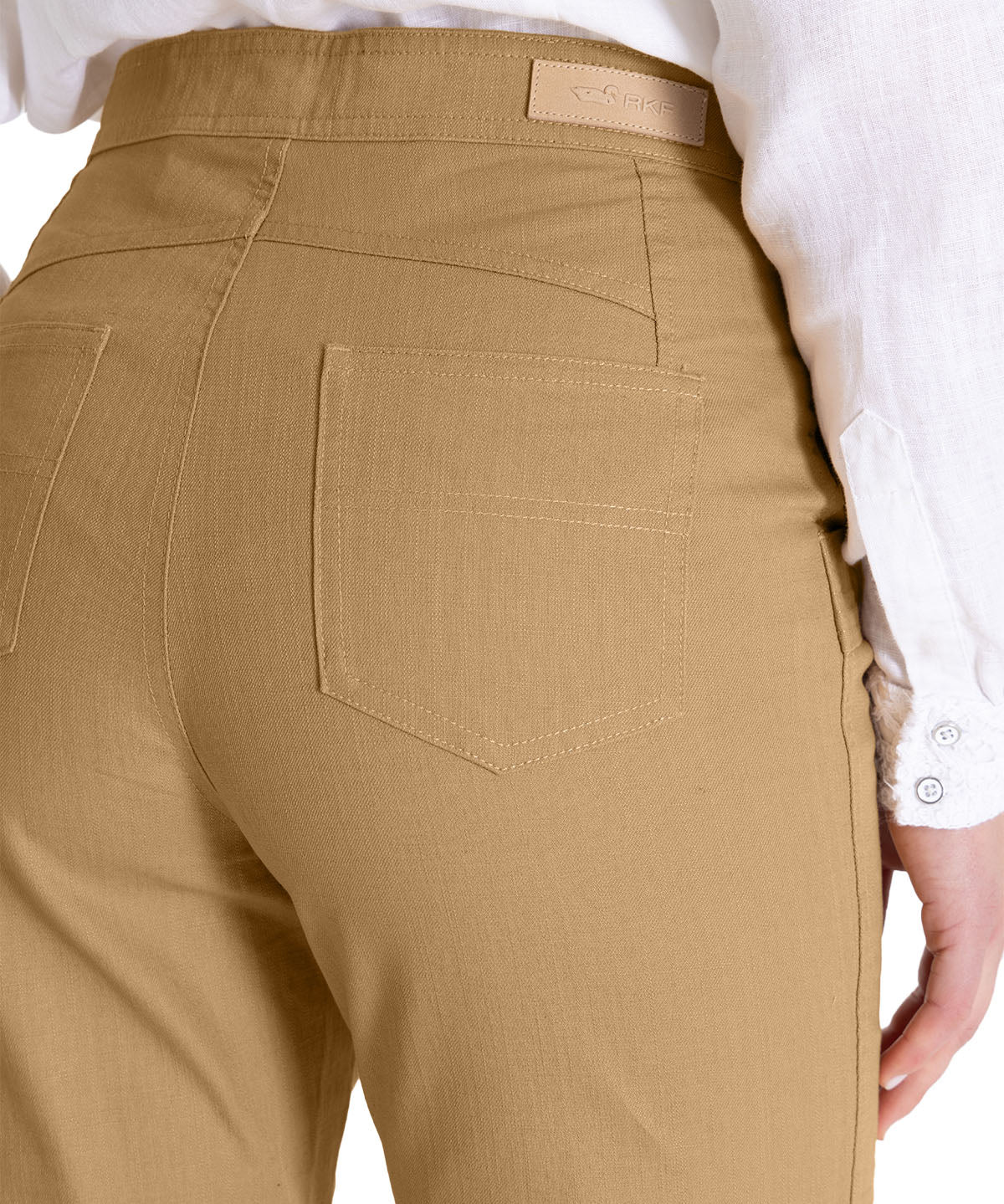 Pantalón Algodón Orgánico Mujer Isis Amarillo Rockford
