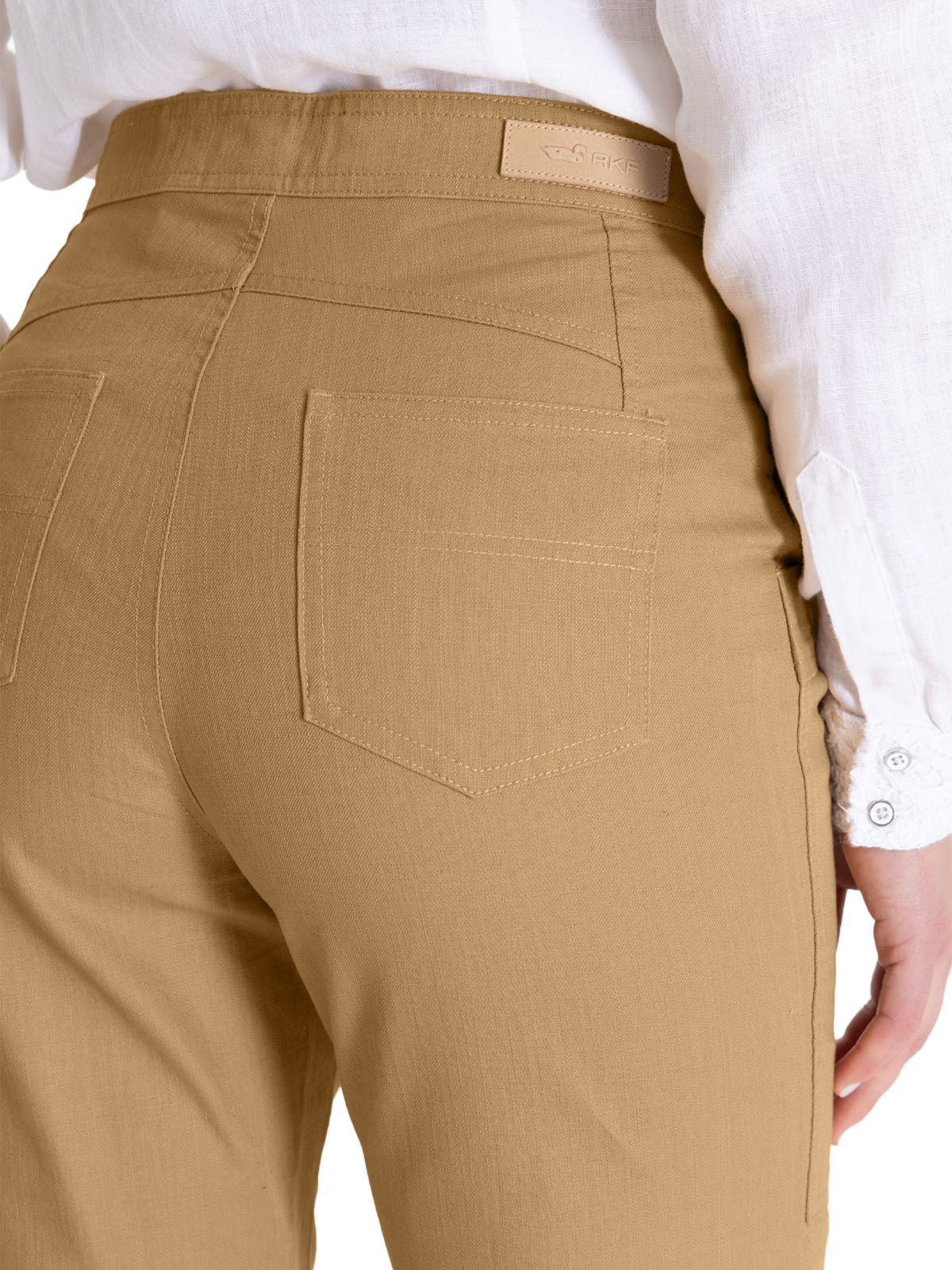 Pantalón Algodón Orgánico Mujer Isis Amarillo Rockford