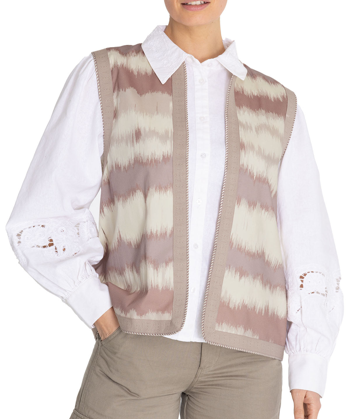 Chaqueta Algodón Orgánico Mujer Delfi Café Rockford