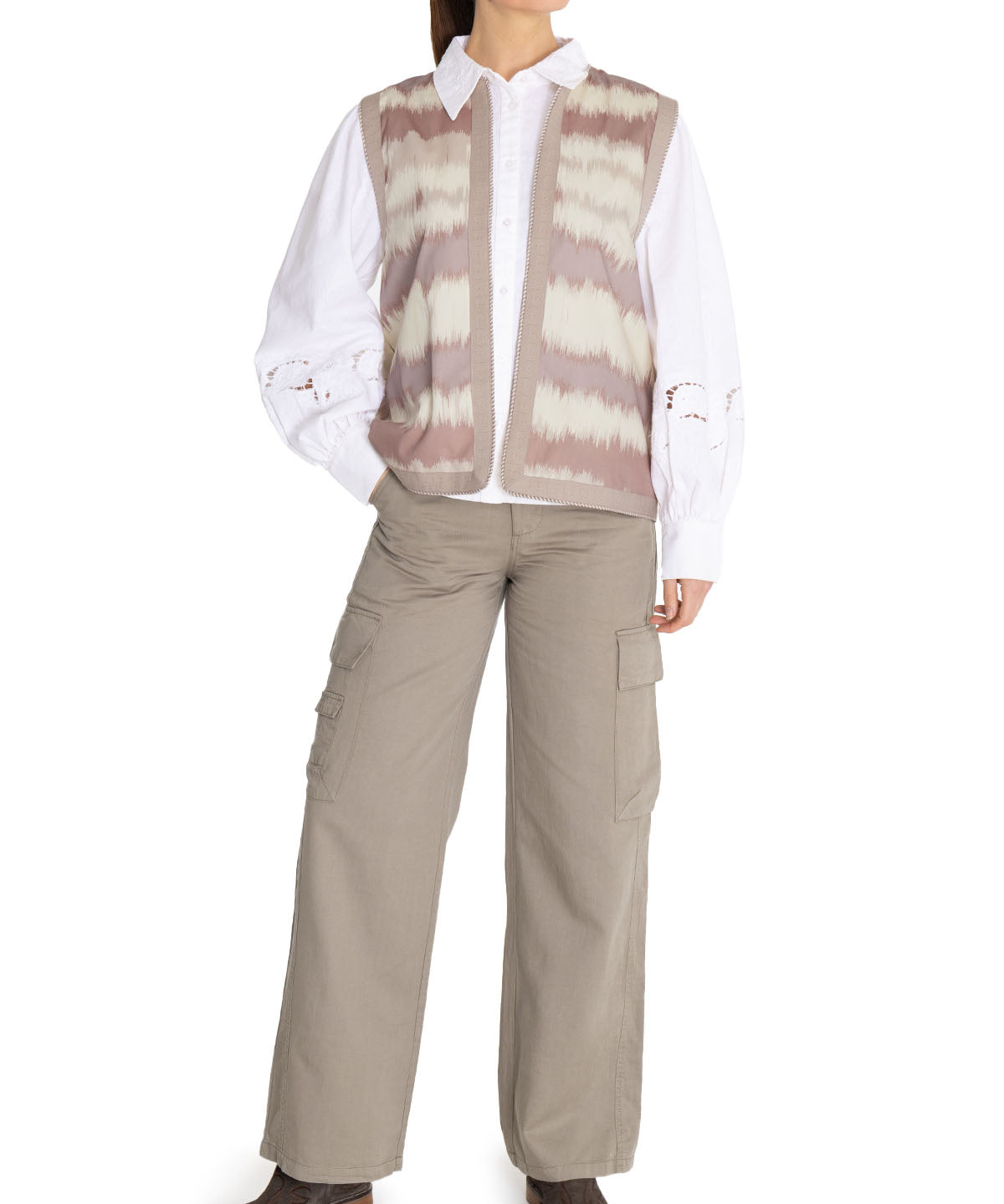 Chaqueta Algodón Orgánico Mujer Delfi Café Rockford