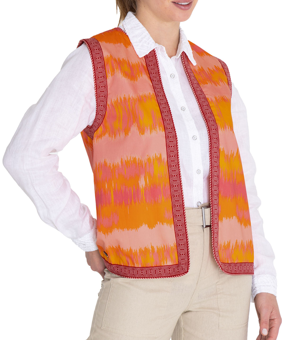 Chaqueta Algodón Orgánico Mujer Delfi Naranjo Rockford