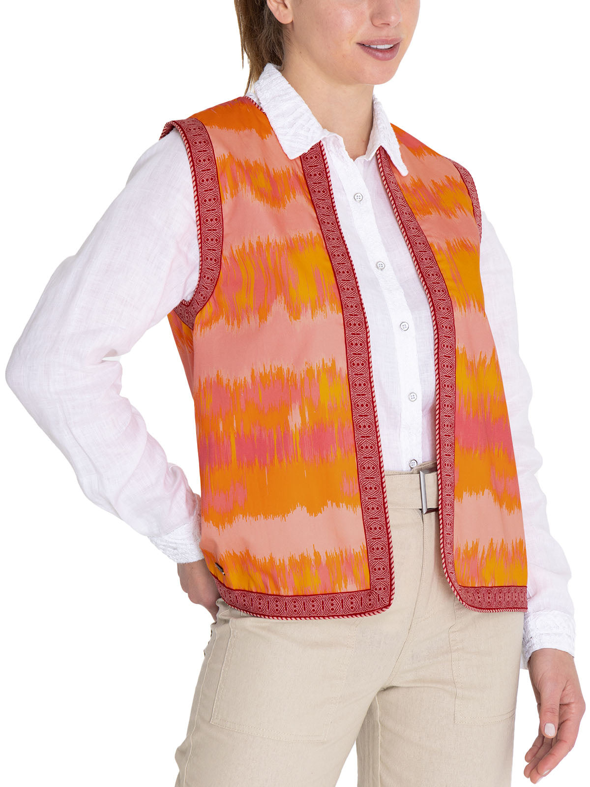 Chaqueta Algodón Orgánico Mujer Delfi Naranjo Rockford