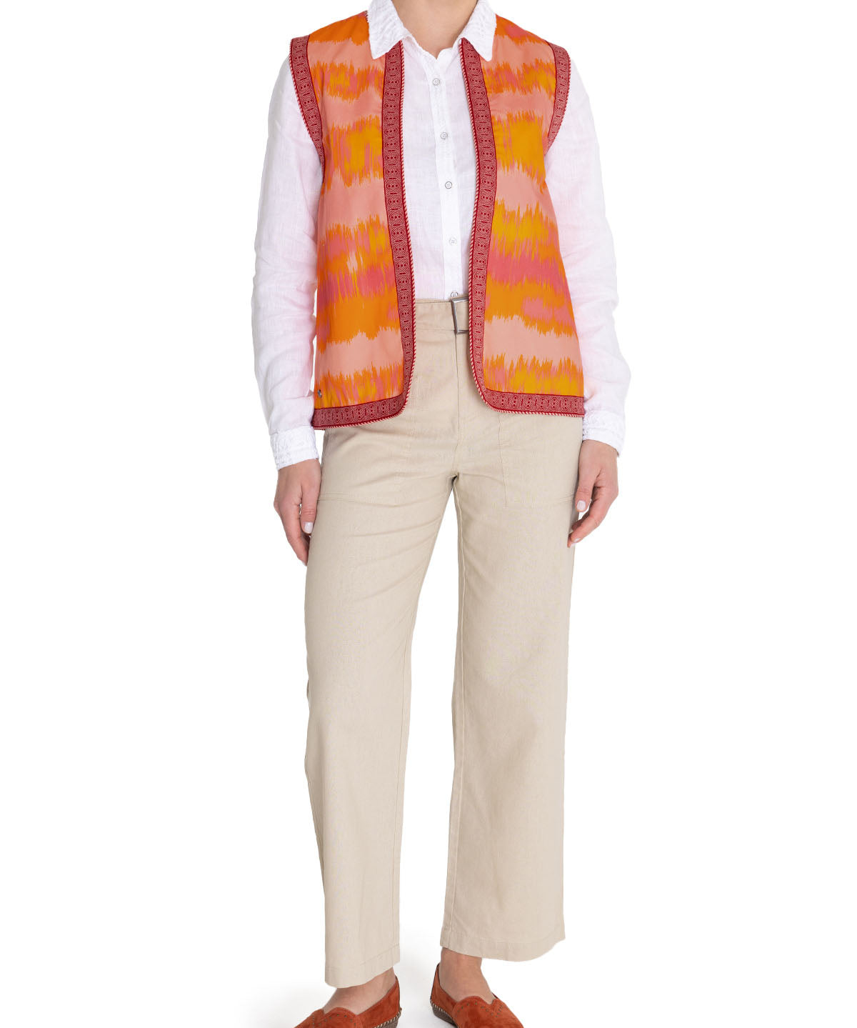 Chaqueta Algodón Orgánico Mujer Delfi Naranjo Rockford