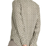 Blusa Lino Orgánico Mujer Lirioprint Verde Musgo Rockford