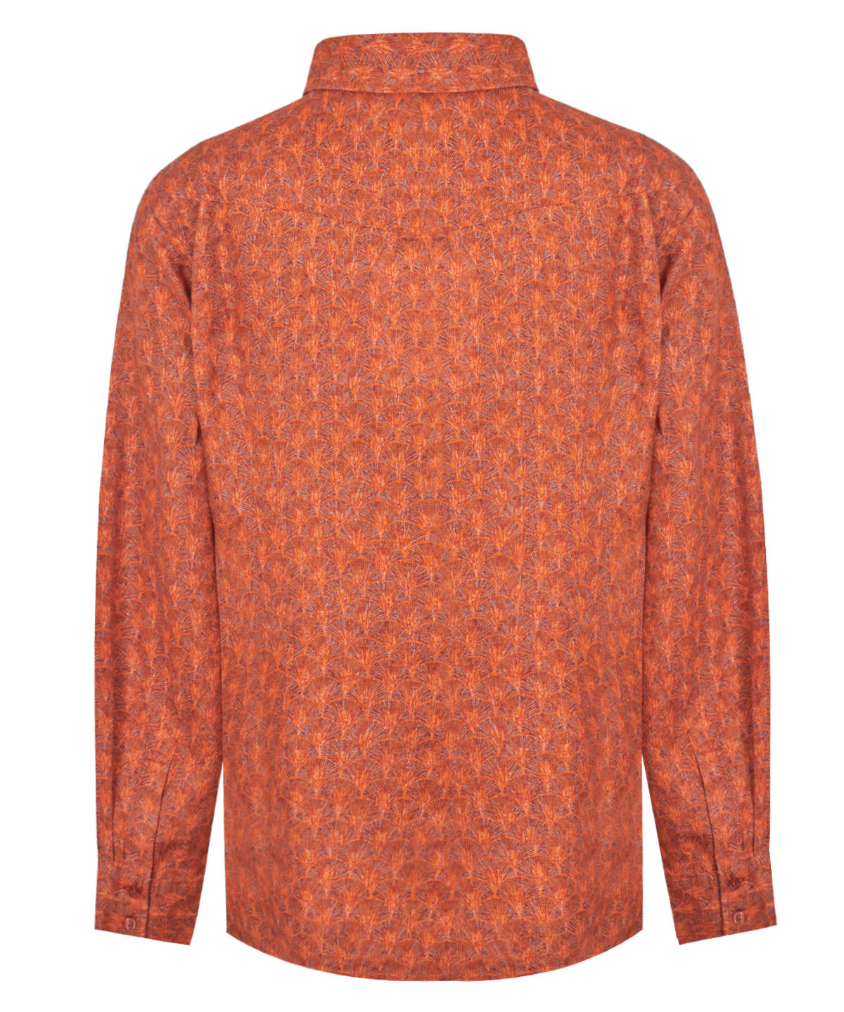 Blusa Lino Orgánico Mujer Lirioprint Burdeo Rockford