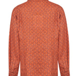 Blusa Lino Orgánico Mujer Lirioprint Burdeo Rockford