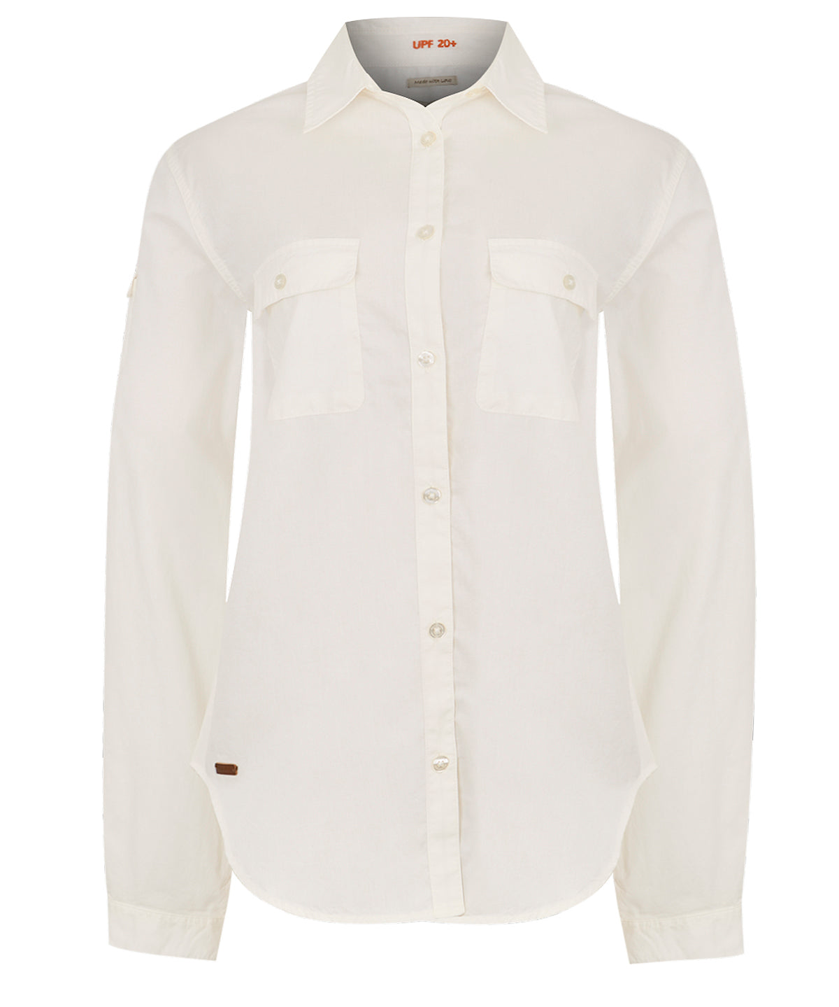 Blusa UPF Mujer Coop Crema Rockford