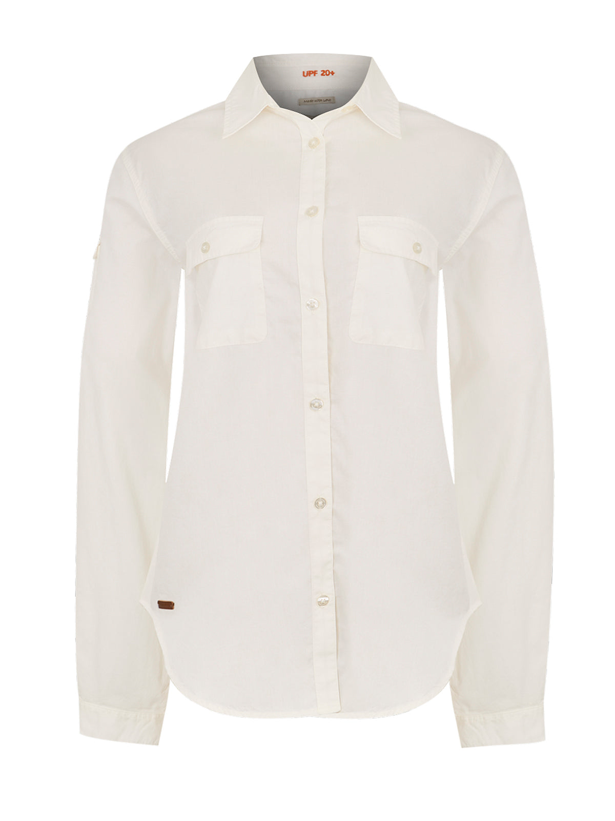 Blusa UPF Mujer Coop Crema Rockford