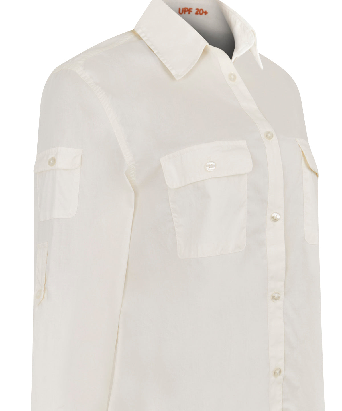 Blusa UPF Mujer Coop Crema Rockford