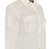 Blusa UPF Mujer Coop Crema Rockford