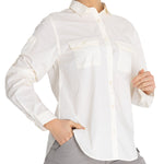 Blusa UPF Mujer Coop Crema Rockford