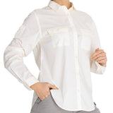 Blusa UPF Mujer Coop Crema Rockford