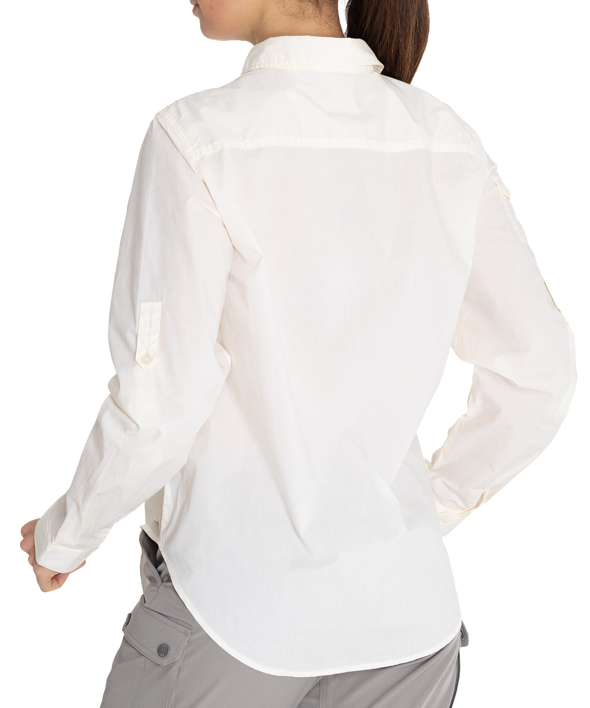 Blusa UPF Mujer Coop Crema Rockford