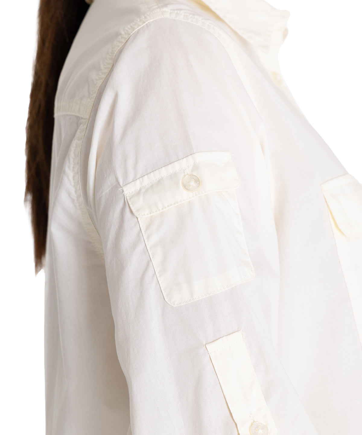 Blusa UPF Mujer Coop Crema Rockford