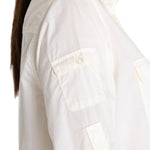 Blusa UPF Mujer Coop Crema Rockford