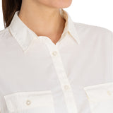 Blusa UPF Mujer Coop Crema Rockford
