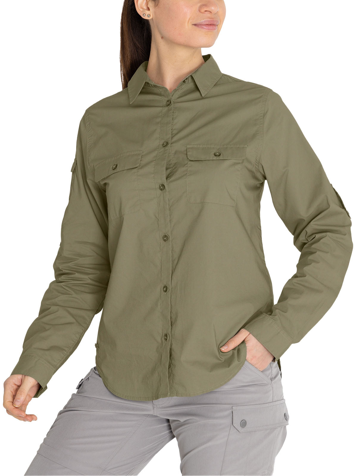 Blusa UPF Mujer Coop Oliva Rockford