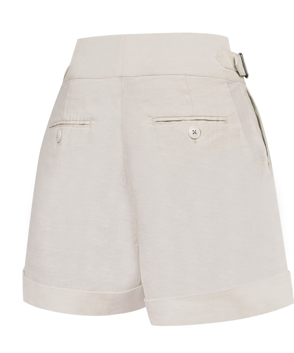 Short Lino Orgánico Mujer Anoum Beige Rockford