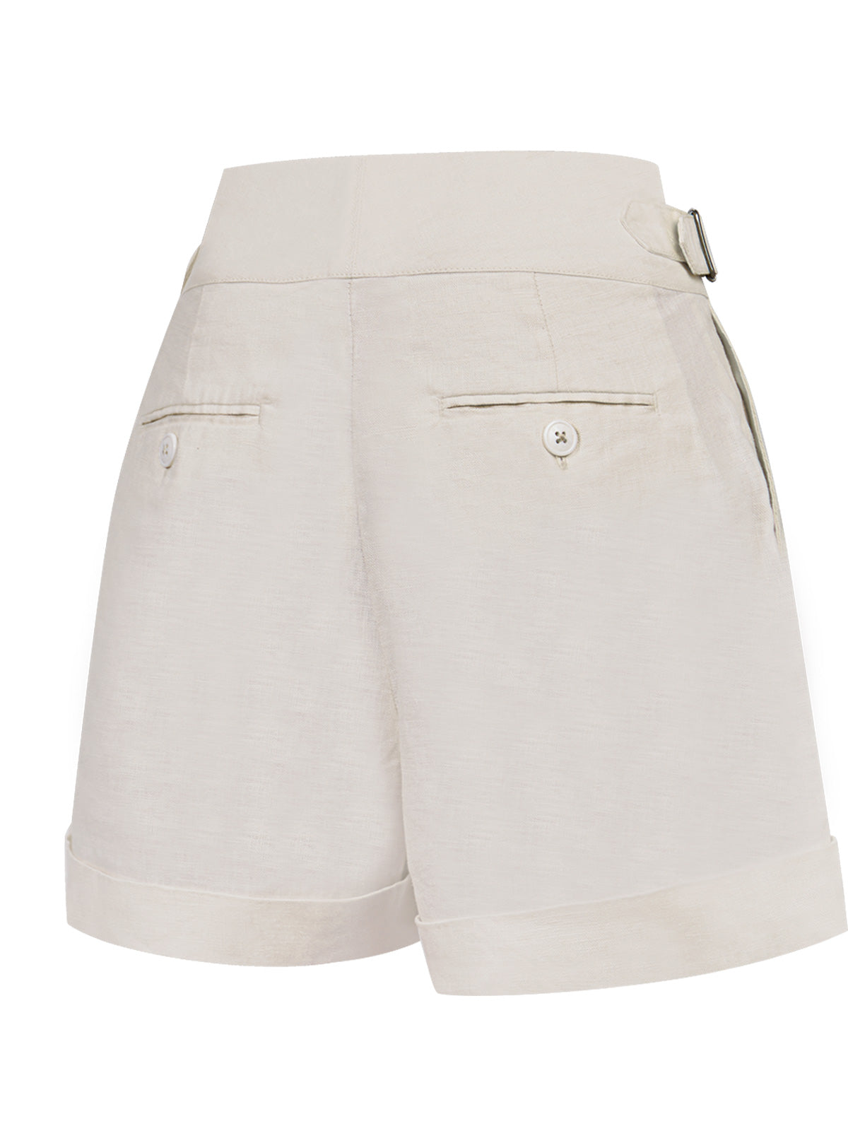 Short Lino Orgánico Mujer Anoum Beige Rockford
