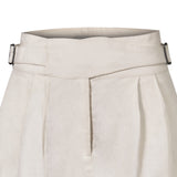 Short Lino Orgánico Mujer Anoum Beige Rockford