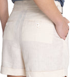 Short Lino Orgánico Mujer Anoum Beige Rockford
