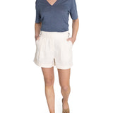Short Lino Orgánico Mujer Anoum Beige Rockford