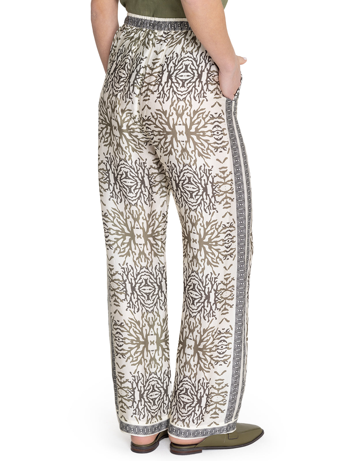 Pantalón Rayón Mujer Paloma Verde Rockford