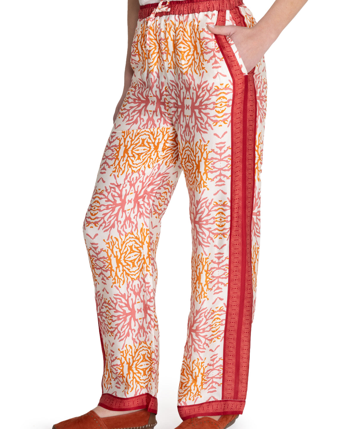 Pantalón Rayón Mujer Paloma Naranjo Rockford