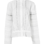 Blusa Algodón Orgánico Mujer Creta Blanco Rockford