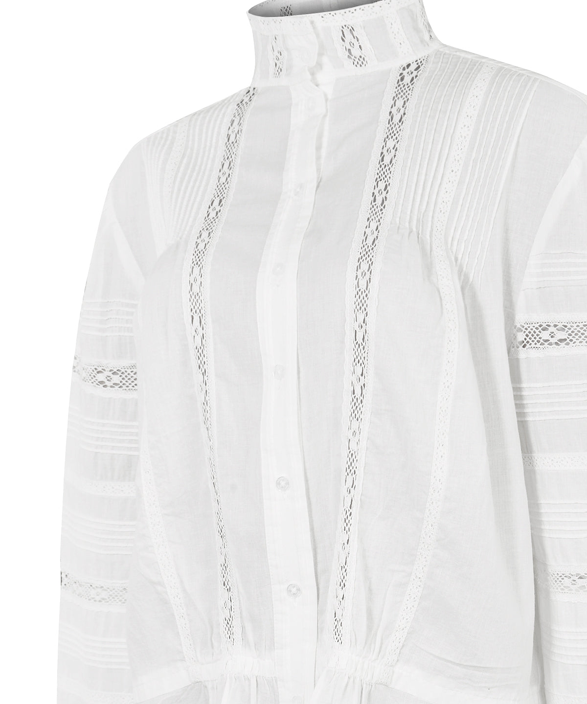 Blusa Algodón Orgánico Mujer Creta Blanco Rockford