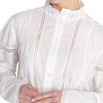 Blusa Algodón Orgánico Mujer Creta Blanco Rockford