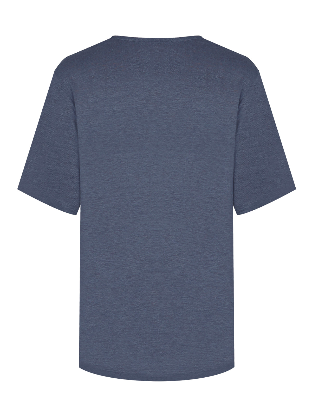 Polera Lino Orgánico Mujer Remini Azul Rockford
