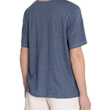 Polera Lino Orgánico Mujer Remini Azul Rockford