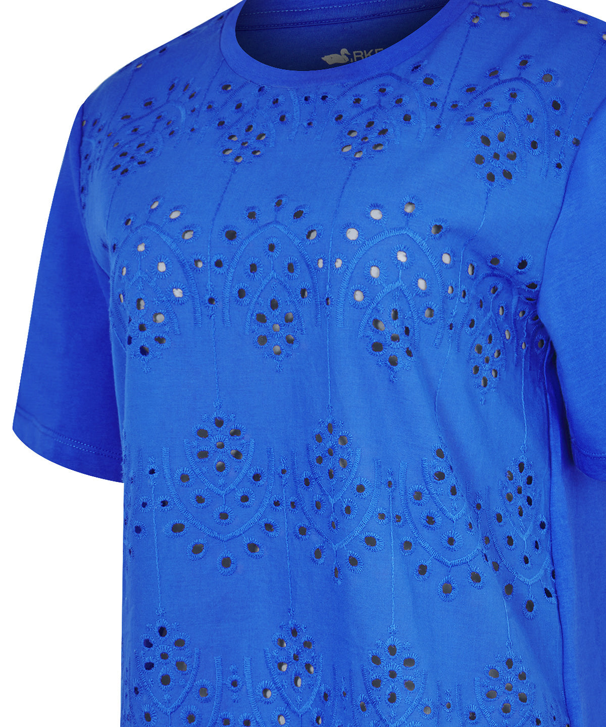Polera Algodón Orgánico Mujer Lates Azul Rockford