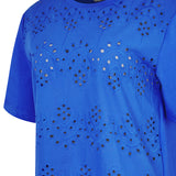 Polera Algodón Orgánico Mujer Lates Azul Rockford