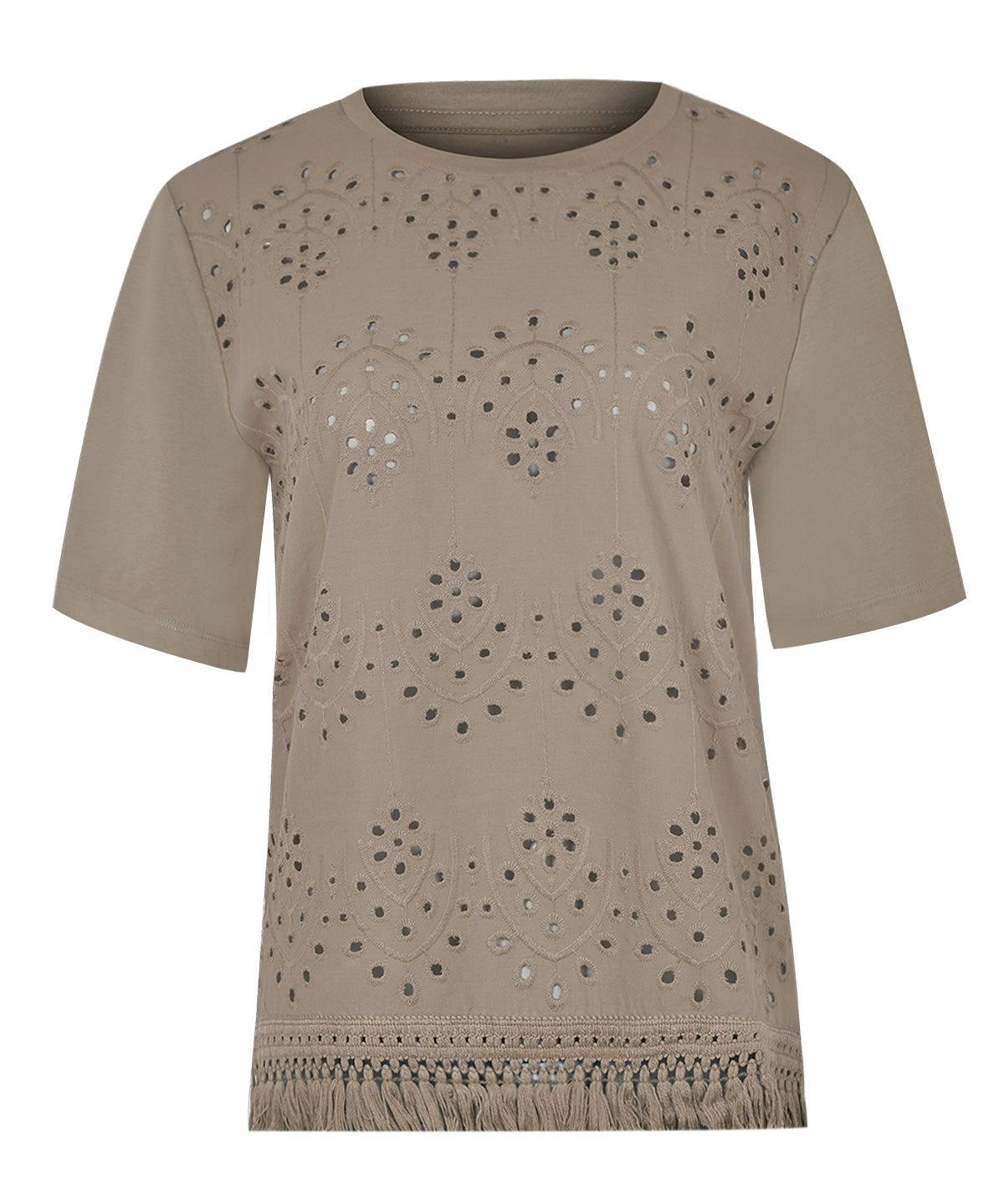 Polera Algodón Orgánico Mujer Lates Verde Rockford