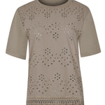 Polera Algodón Orgánico Mujer Lates Verde Rockford