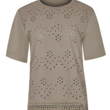 Polera Algodón Orgánico Mujer Lates Verde Rockford