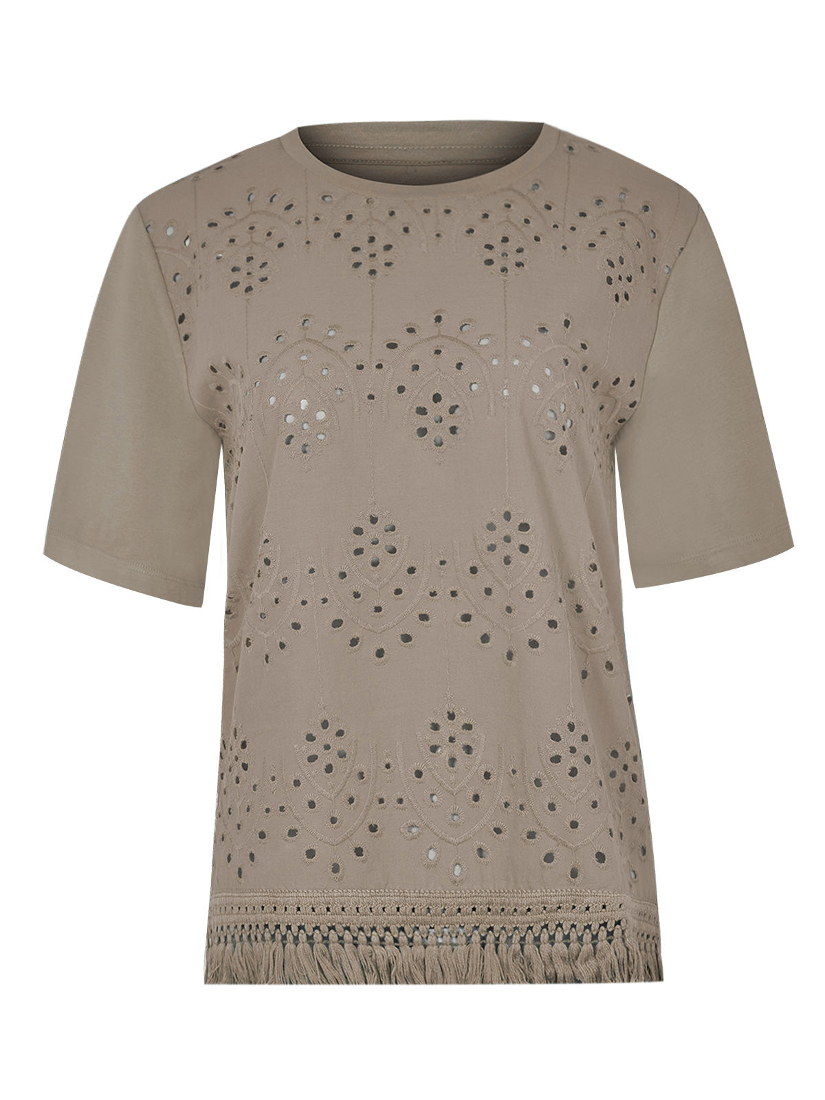 Polera Algodón Orgánico Mujer Lates Verde Rockford