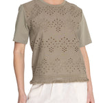 Polera Algodón Orgánico Mujer Lates Verde Rockford