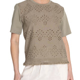 Polera Algodón Orgánico Mujer Lates Verde Rockford