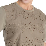 Polera Algodón Orgánico Mujer Lates Verde Rockford