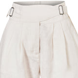 Pantalón Lino Orgánico Mujer Ava Beige Rockford