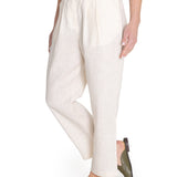 Pantalón Lino Orgánico Mujer Ava Beige Rockford