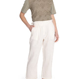 Pantalón Lino Orgánico Mujer Ava Beige Rockford