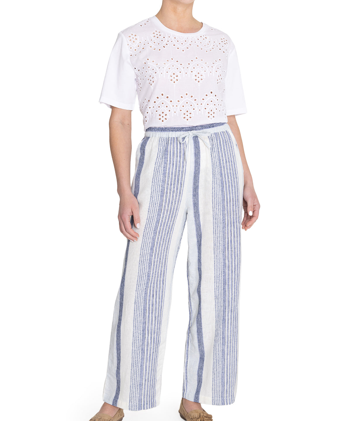 Pantalón Algodón Orgánico Mujer Kien Azul Rockford
