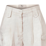 Short Lino Orgánico Mujer Rout Beige Rockford