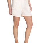 Short Lino Orgánico Mujer Rout Beige Rockford