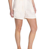 Short Lino Orgánico Mujer Rout Beige Rockford