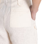 Short Lino Orgánico Mujer Rout Beige Rockford